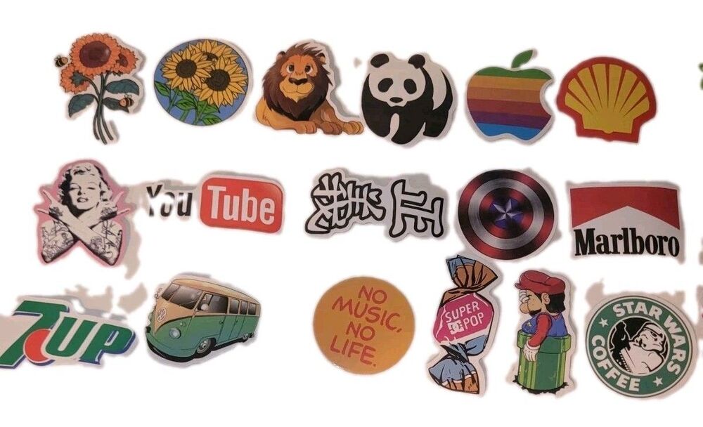 155 Sticker Pack - Iconic, Retro, Modern Mix - Picture 3 of 7